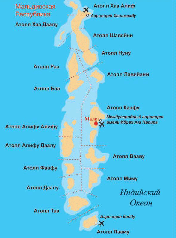 Схема - Мальдивы